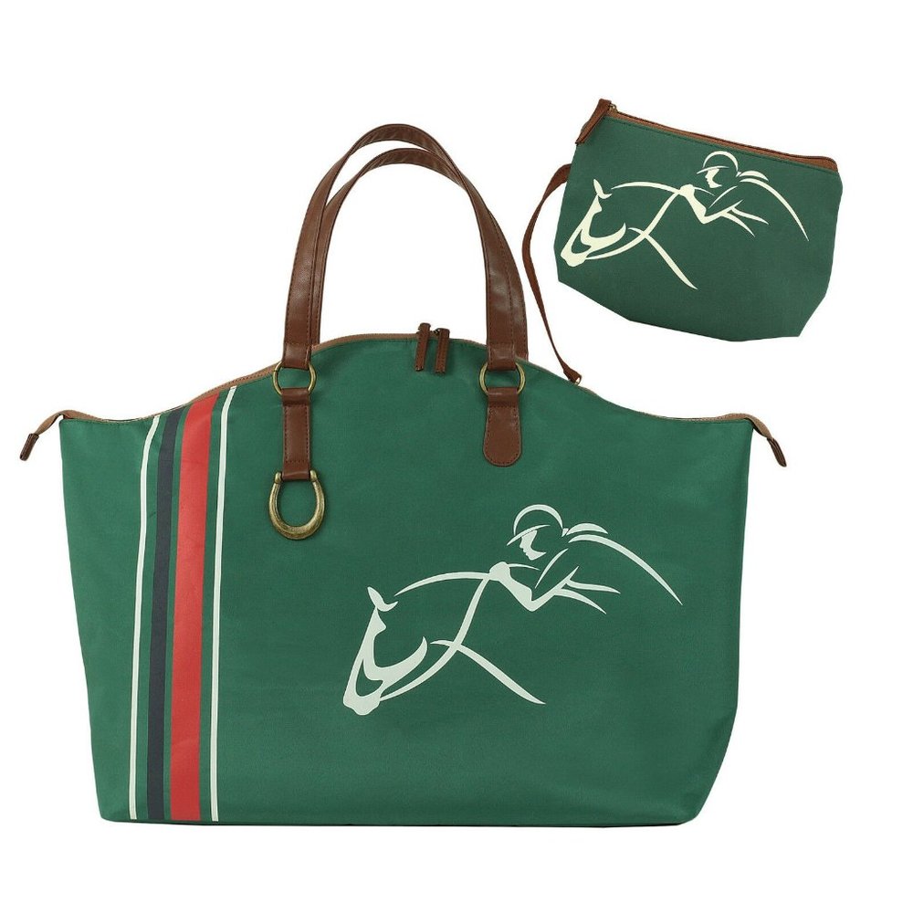 COPY - Horse / Equestrian Theme Tote Bag Catch-Al…